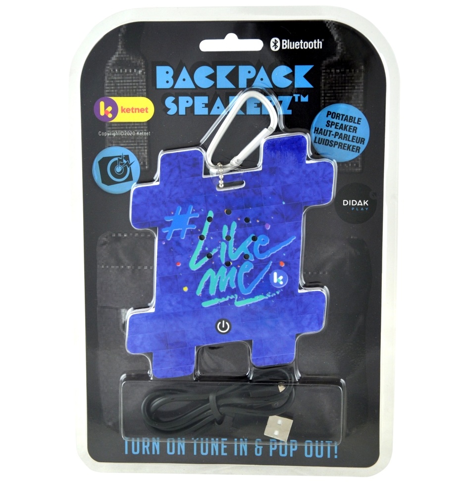 [71911912KID] MUY POP BACKPACK SPEAKER - like me - Blue