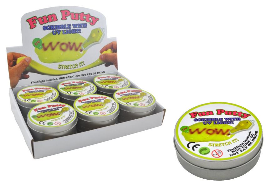 [83348702KID] UV Reactive Putty (12st/display)