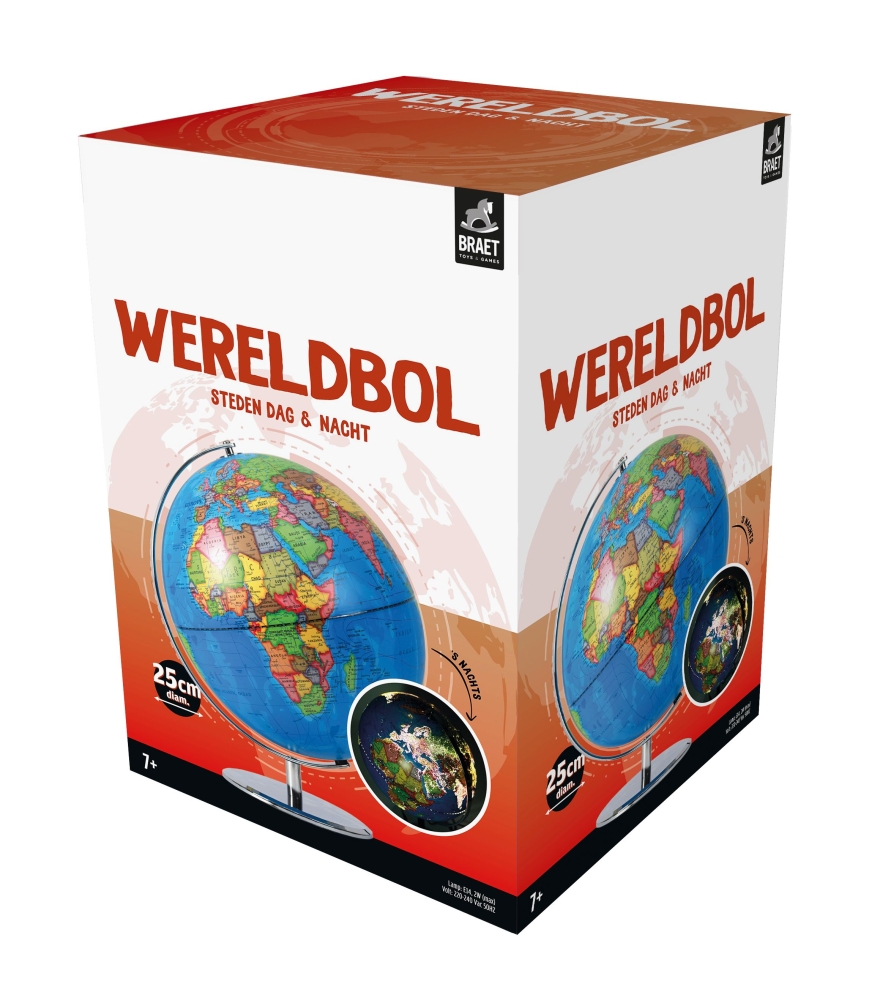 [84500031KID] Globe Cities day and night Nl diam 25cm