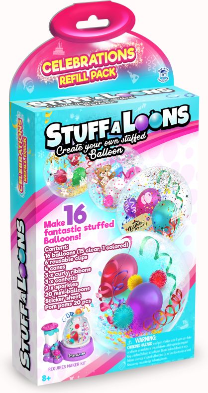 [90036626KID] STUFF-A-LOONS - THEME REFILL LARGE BOX