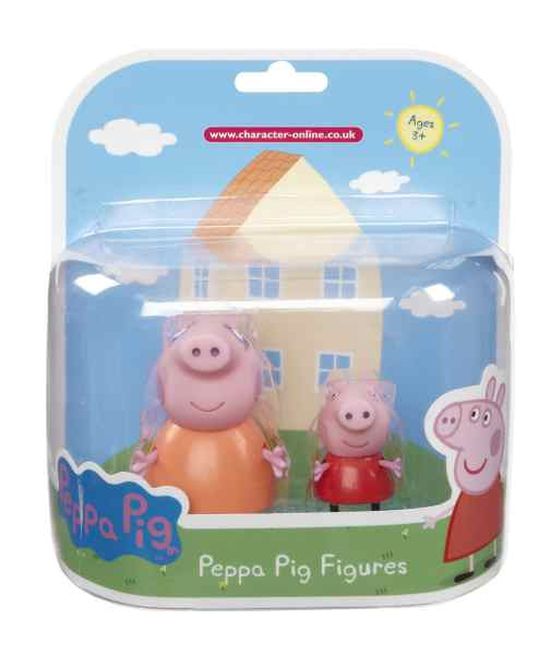[93802491IMP] Peppa Pig - Blister 2 Figuren - 2 Asst (1 volw & 1