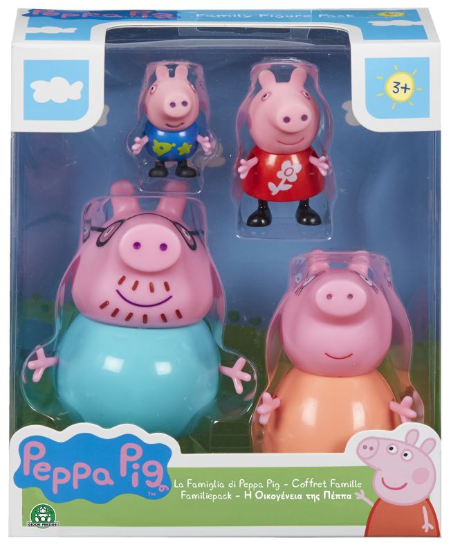 [93804827IMP] Peppa Pig - Coffret famille (4 figurines)