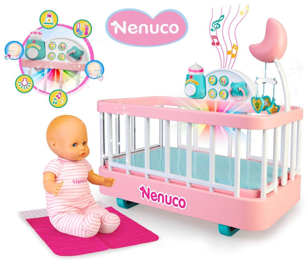 [93810283KID] Nenuco - Berceau Interactif avec Poupon Nenuco