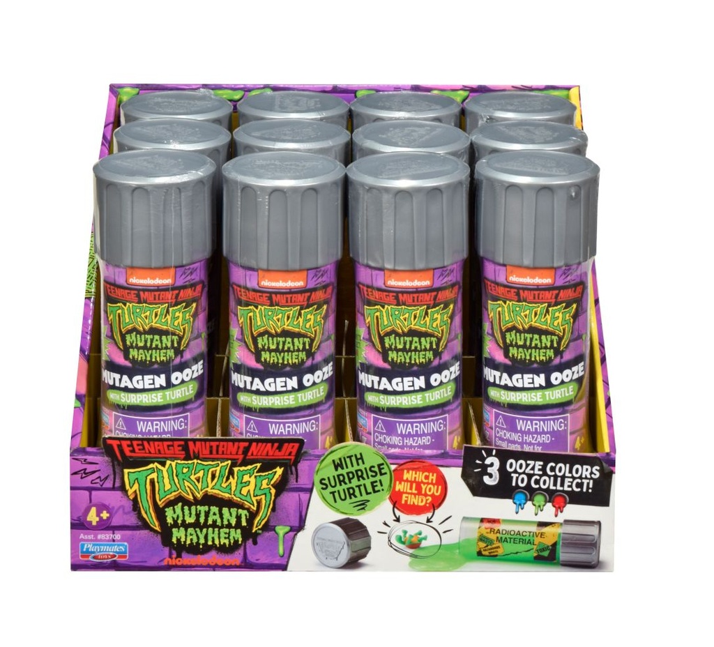 [93838764KID] TMNT MOVIE BASIC OOZE CANN 12st/disp