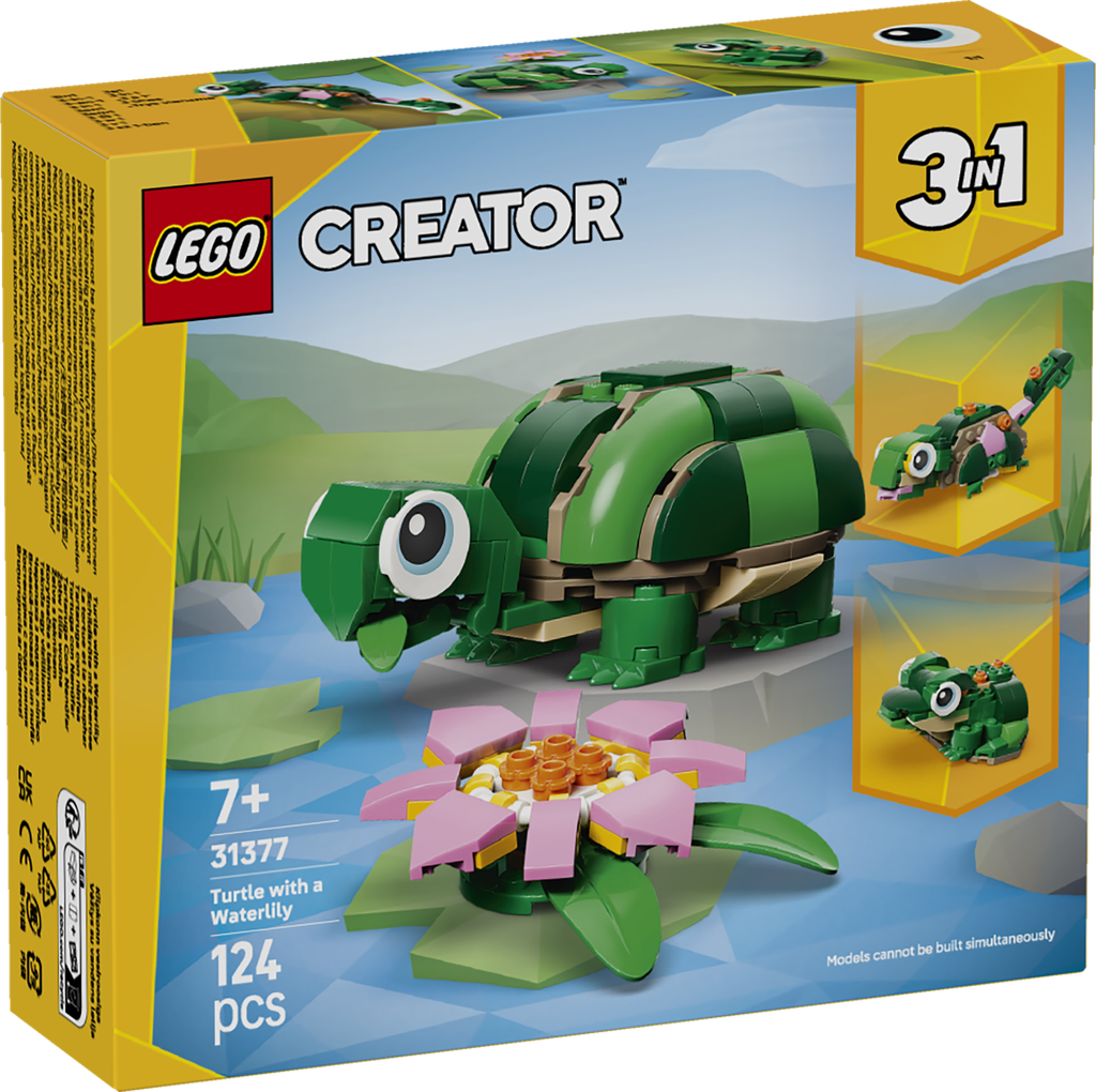 [36231377LEG] Schildpad met waterlelie