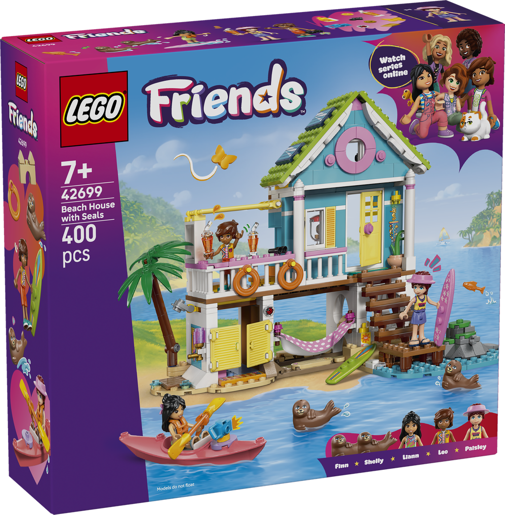 [36242699LEG] La maison sur la plage et les phoques