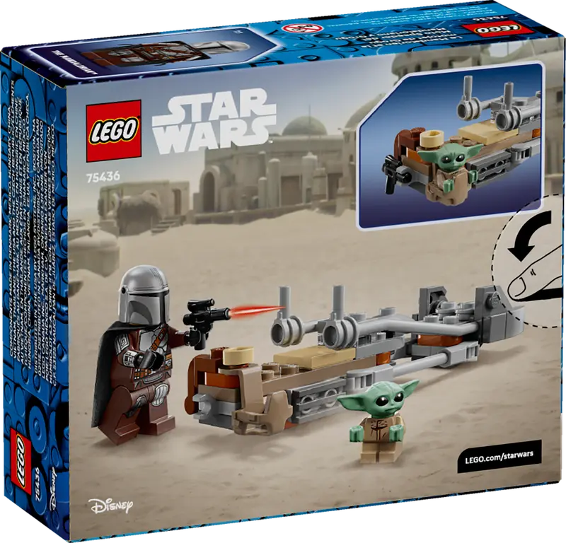 [36275436LEG] Das Speeder-Bike des Mandalorianers und Grogus