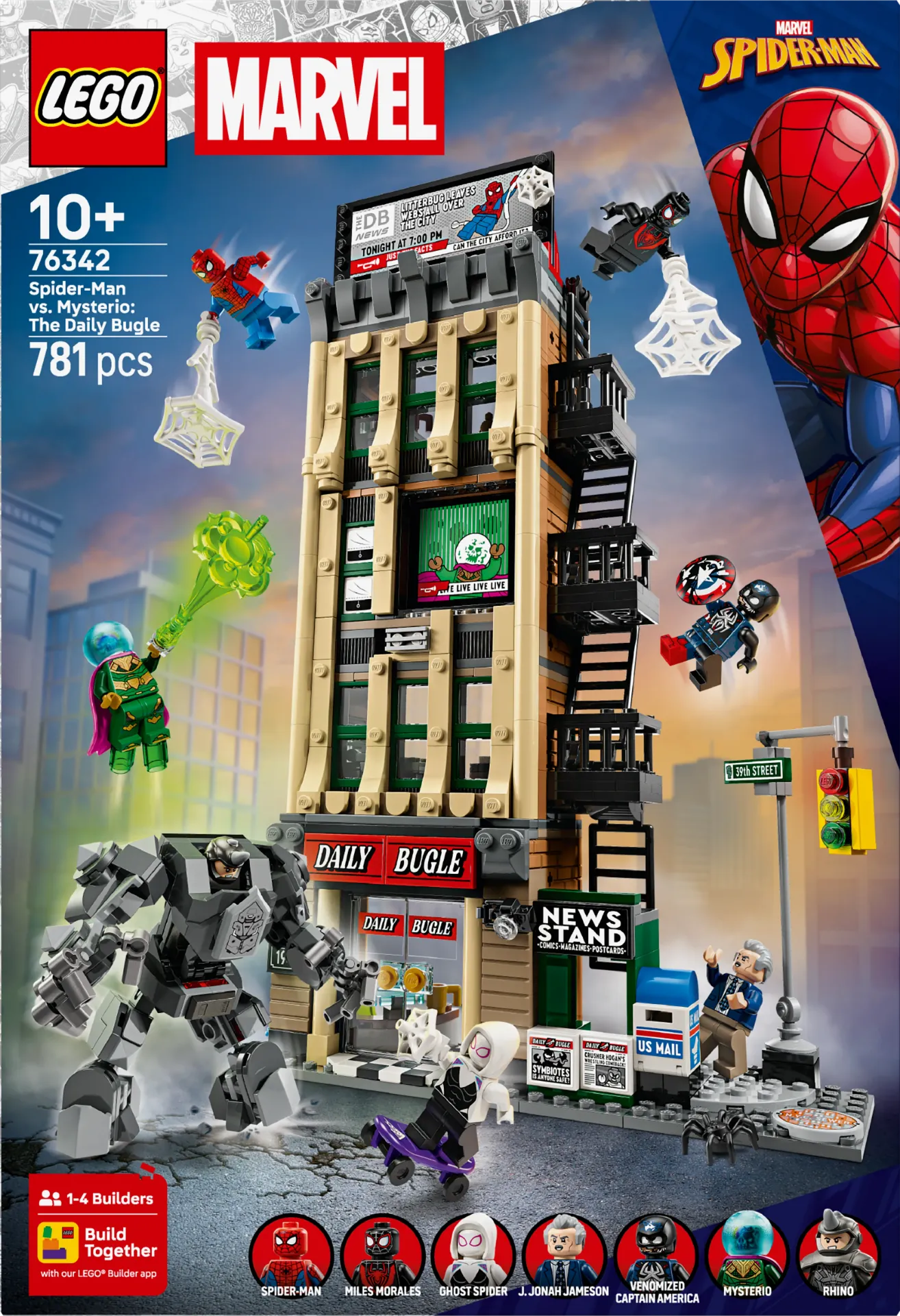 [36276342LEG] 76342 Spider-Man vs. Mysterio: The Daily Bugle