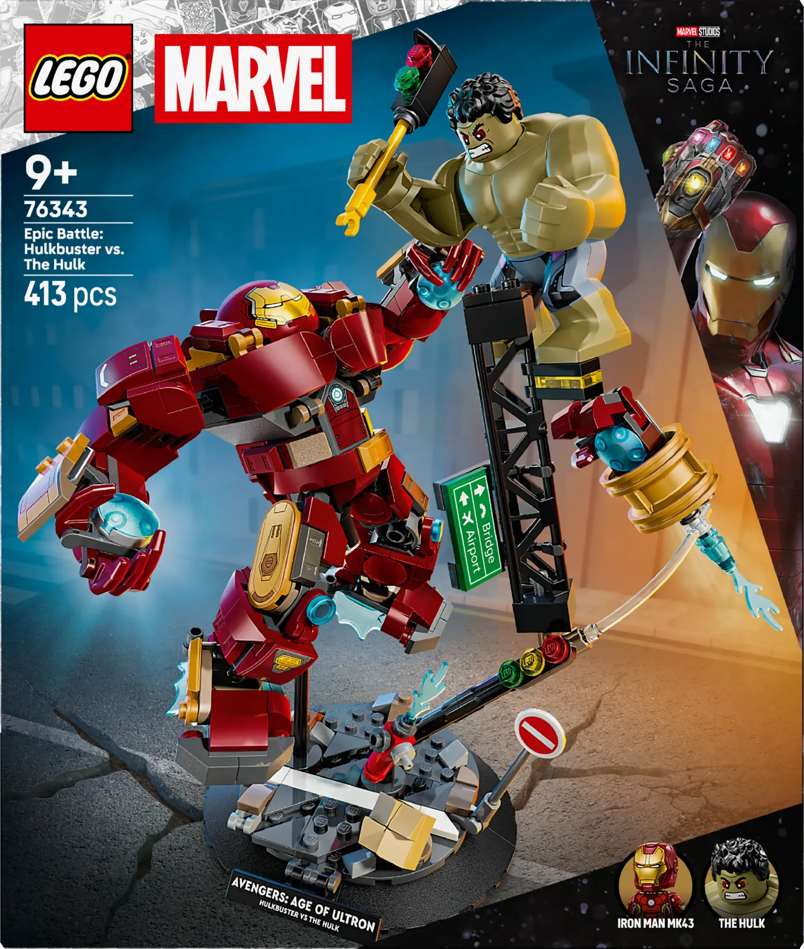 [36276343LEG] 76343 Epic Battle: Hulkbuster vs. The Hulk
