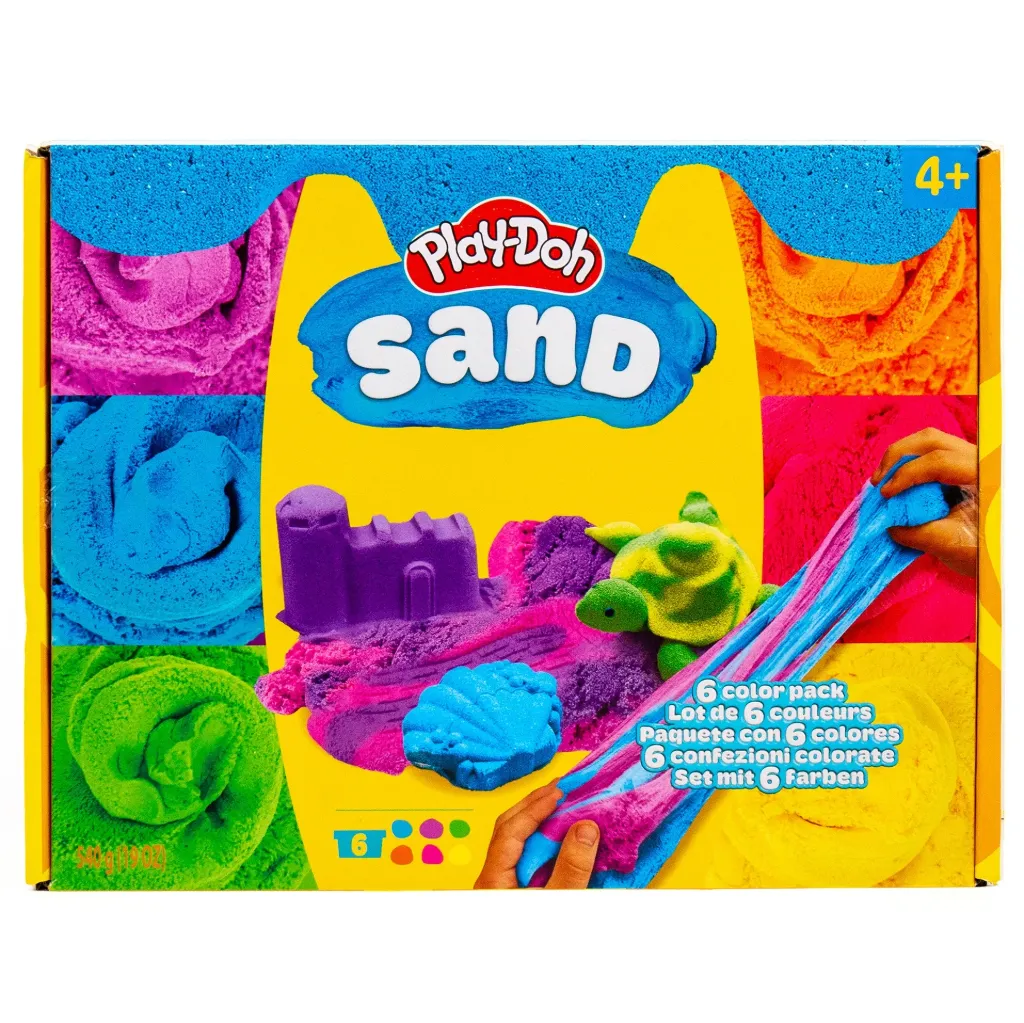 [66535404HOR] Play-Doh Sand 6 Pack box
