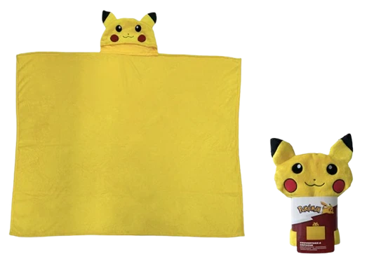 [92170131KID] COSEPLAY 3D CAPUCHONDEKEN 120*150 CM POKÉMON PIKACHU