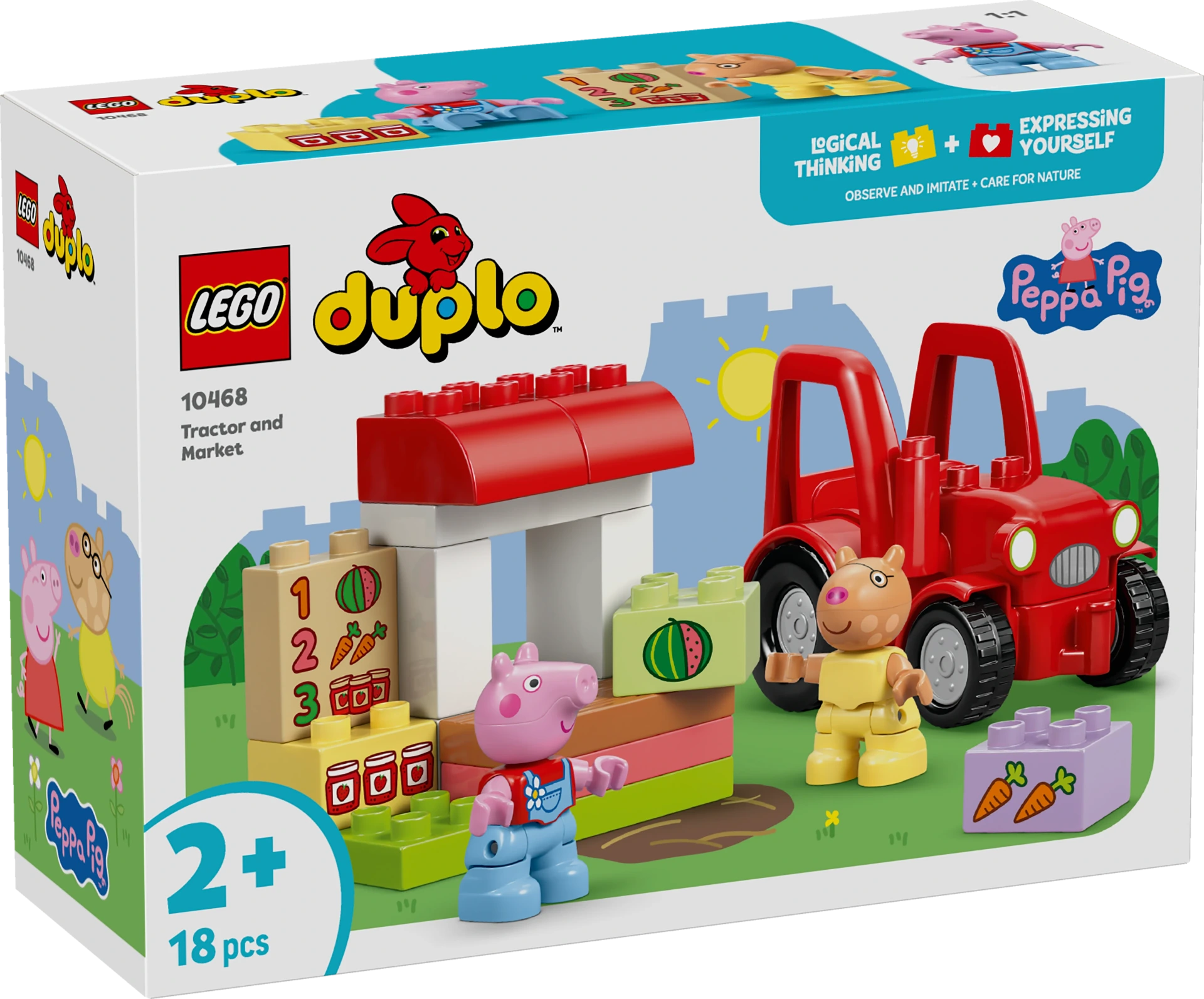 [36210468LEG] Traktor und Marktstand