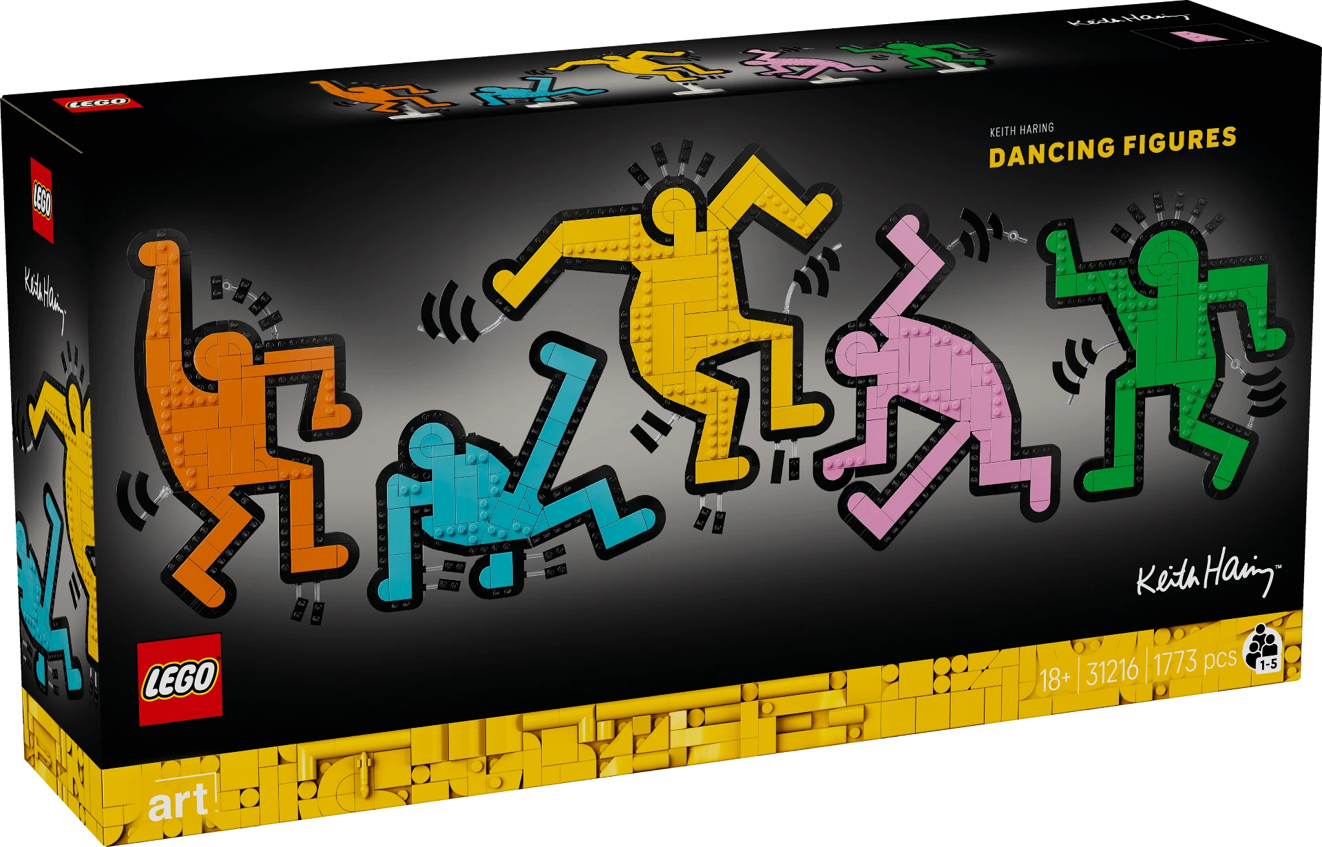 [36231216LEG] Keith Haring – Tanzende Figuren
