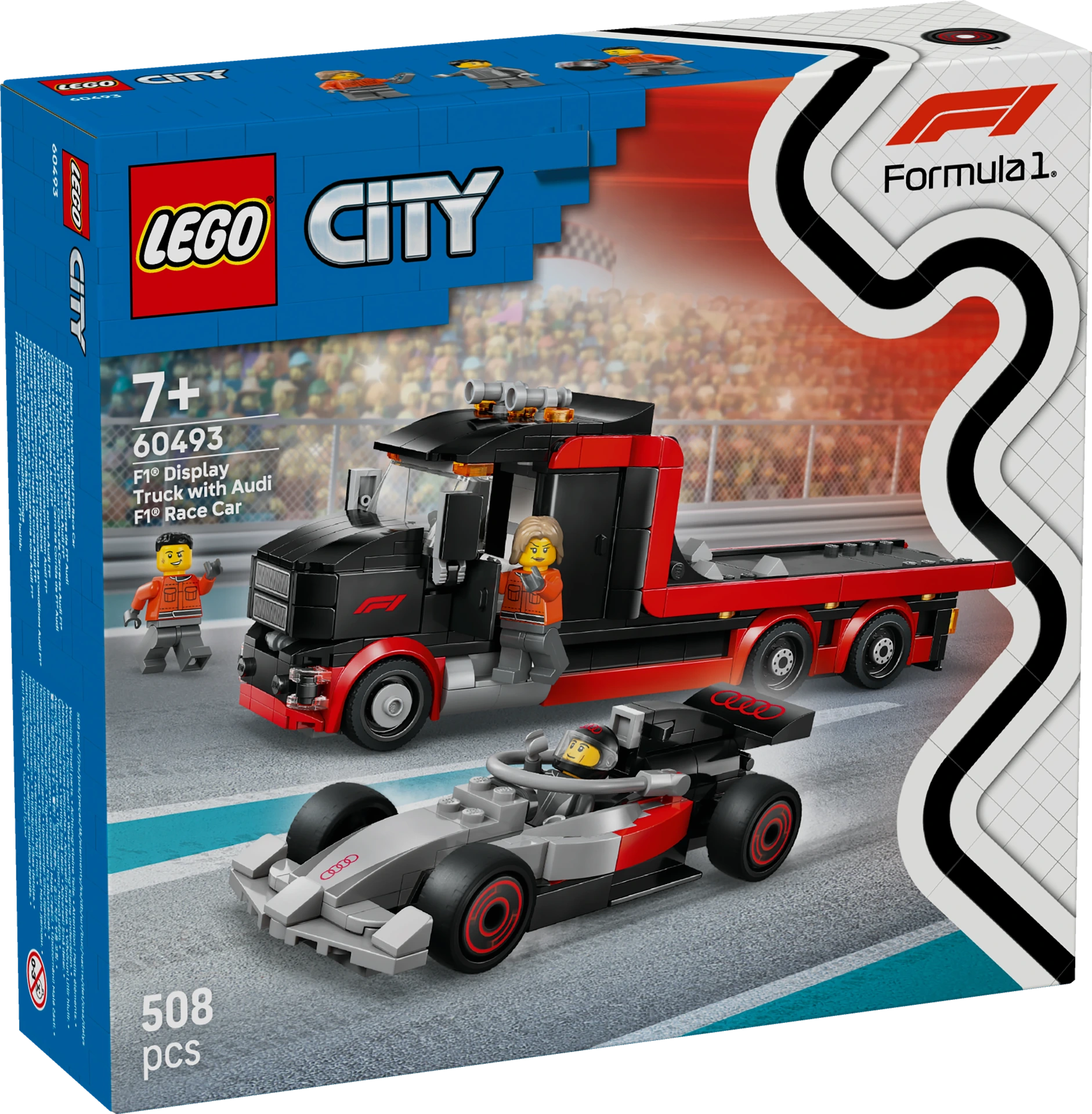 [36260493LEG] LEGO® City F1® Displaytruck met Audi F1® racewagen
