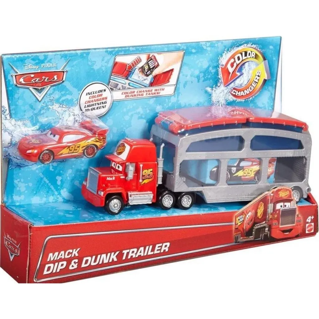 [CKD34] Disney Pixar Cars Station Mack Changement de Couleur – Jouet avec Lightning McQueen
