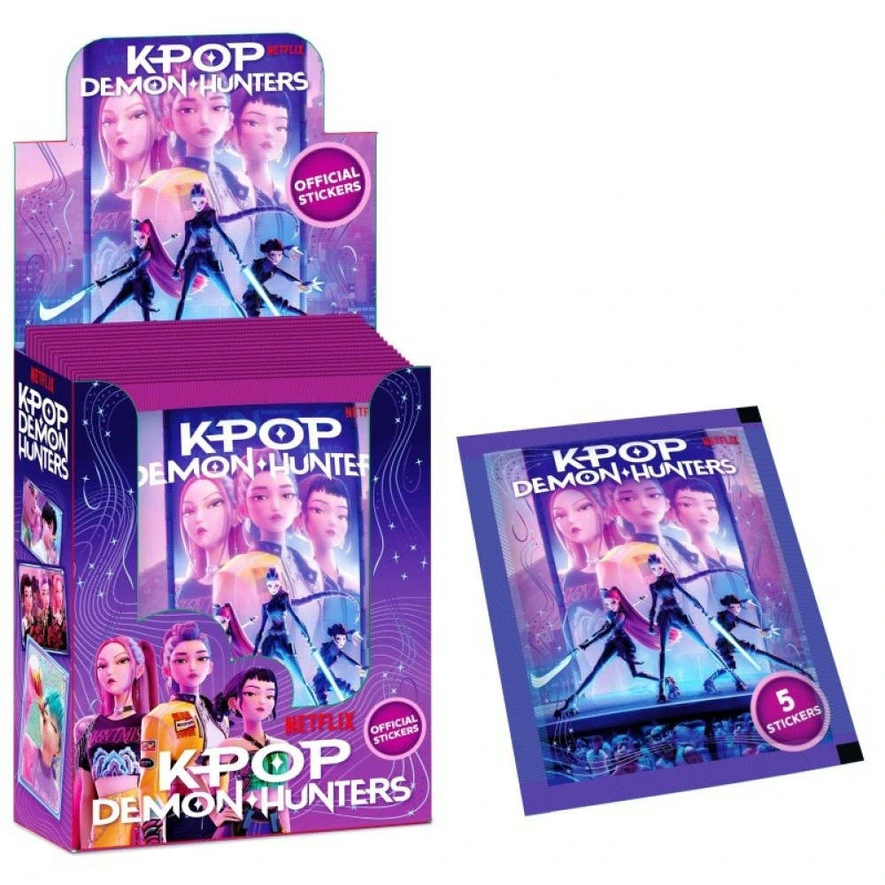 [91006029HUB] Mini-Display mit 40 Tüten zu je 5 K-Pop Demon Hunter Stickern