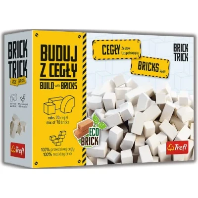 [61557] Brick Trick Bouwen met baksteen extra set, 100% natuurlijke baksteen