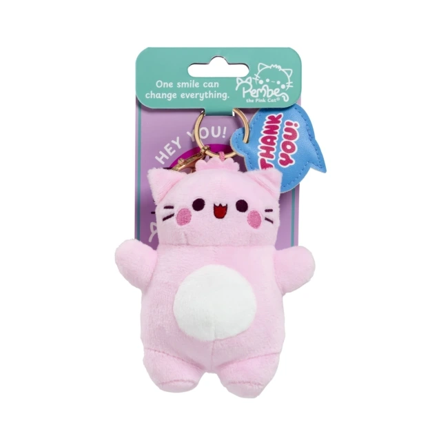 [93840428KID] PEMBE - THANK YOU KEYCHAIN