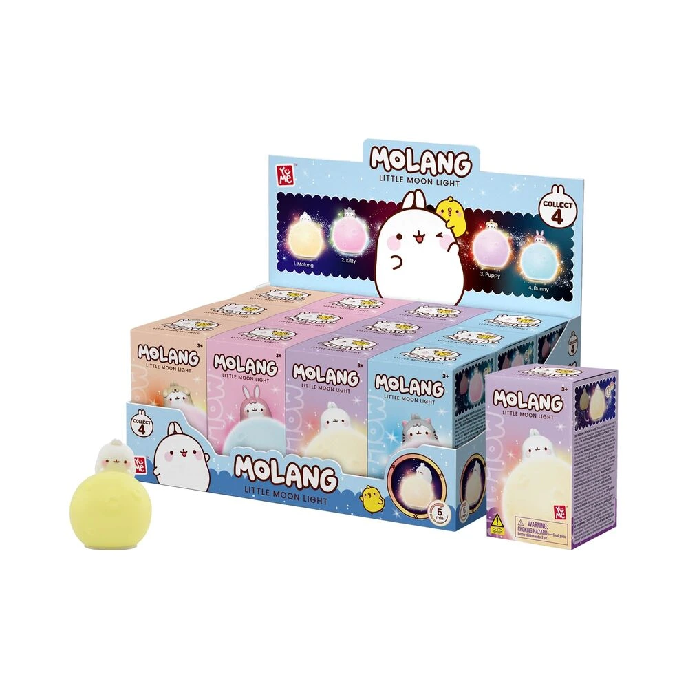 [83516240KID] YuMe Molang Little Moon Light Series - PDQ (12 Units)
