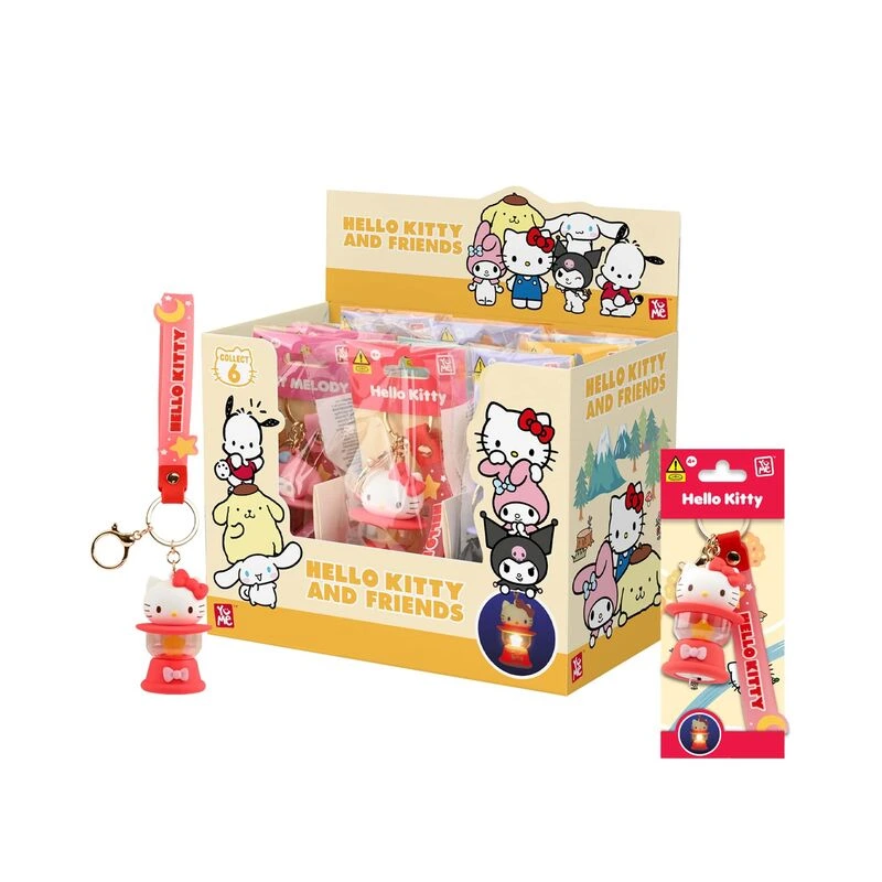 [83511970KID] YuMe Hello Kitty and Friends Keychain & Strap Light-Up Camping Lamp Series - PDQ (TBA Units) (XX.XCM Keychain & Hand Strap)