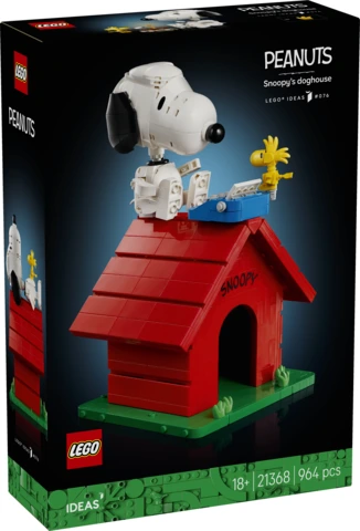 [36221368LEG] LEGO® Ideas Peanuts: Snoopys Hundehütte