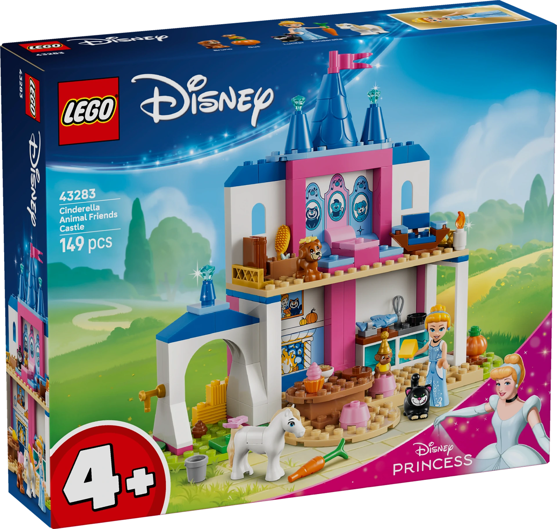 [36243283LEG] LEGO® ǀ Disney Princess Cinderella Animal Friends Castle