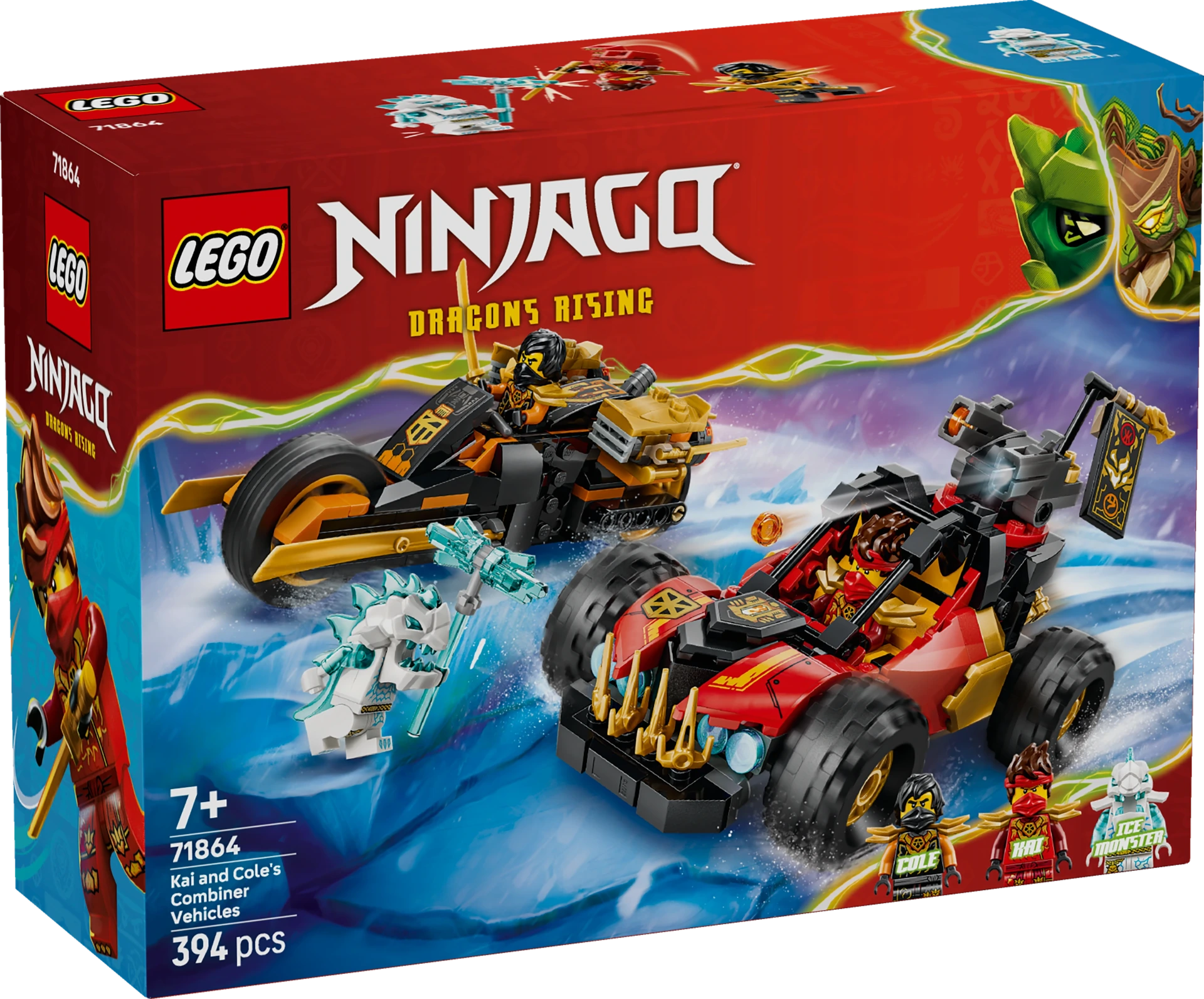 [36271864LEG] LEGO® NINJAGO® Kai en Cole's combivoertuigen
