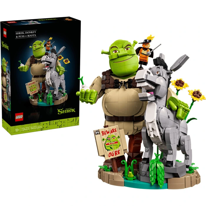 [36272423LEG] LEGO® Shrek: Shrek, Esel & der gestiefelte Kater
