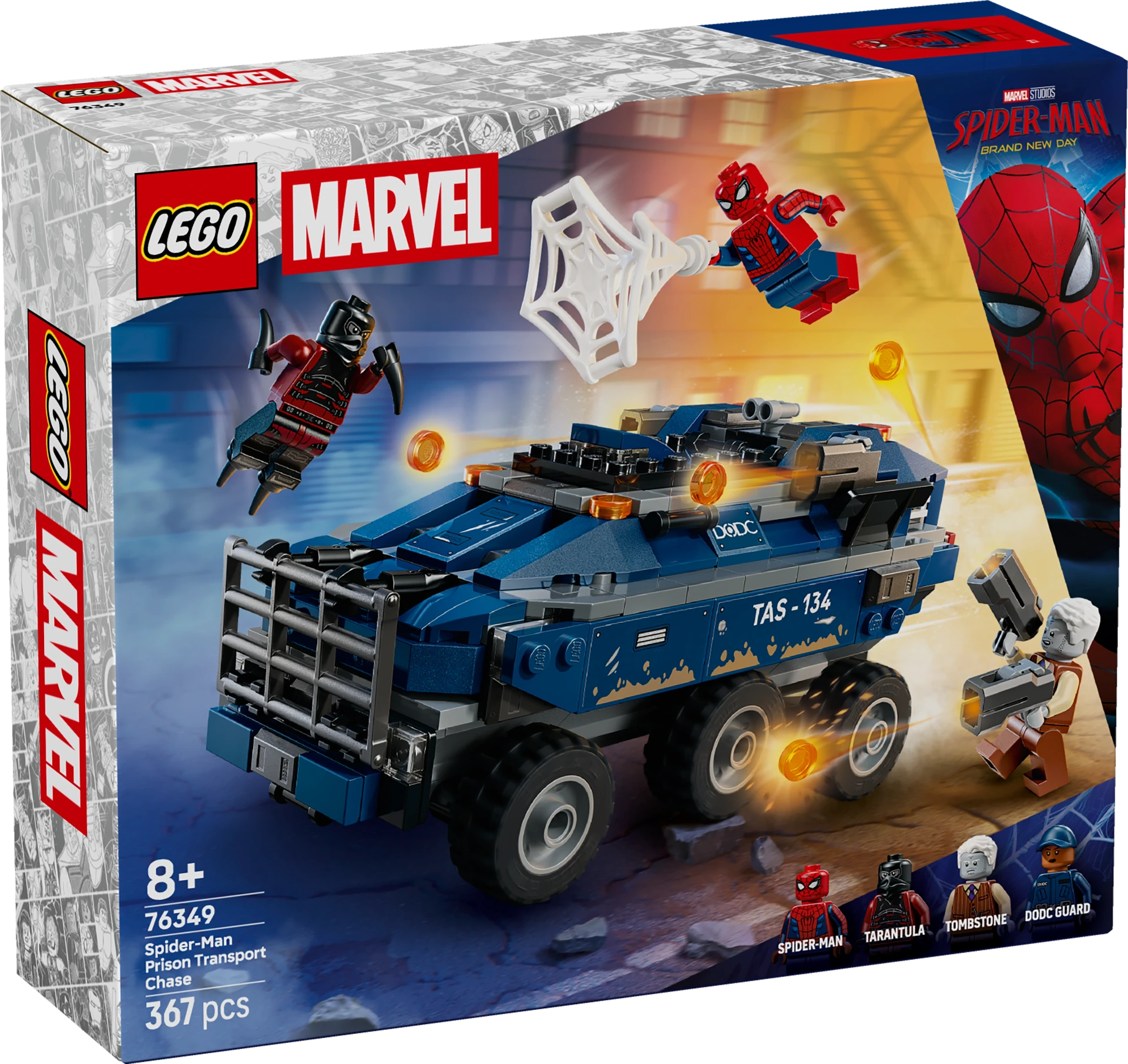 [36276349LEG] LEGO® | Marvel Spider-Man Verfolgungsjagd mit dem Gefangenentransport