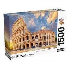 [54412063LIS] PUZZLE + POSTER ROMA 1500