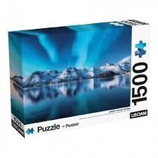 [54412064LIS] PUZZLE + POSTER AURORA BOREALIS 1500
