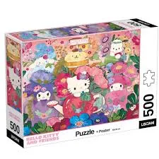 [54412070LIS] PUZZLE HELLO KITTY AND FRIENDS 500
