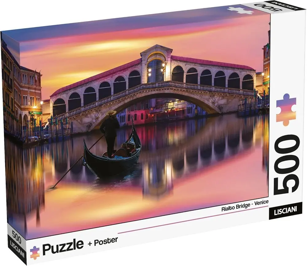 [54412050LIS] Pzl 500+Poster double image 50x35cm = VENICE