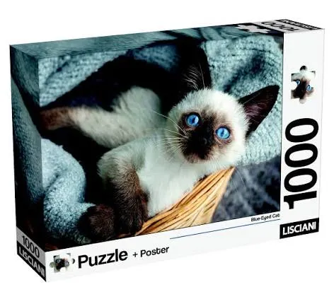[54412054LIS] Pzl 1000+Poster double image 50x70cm = CATS