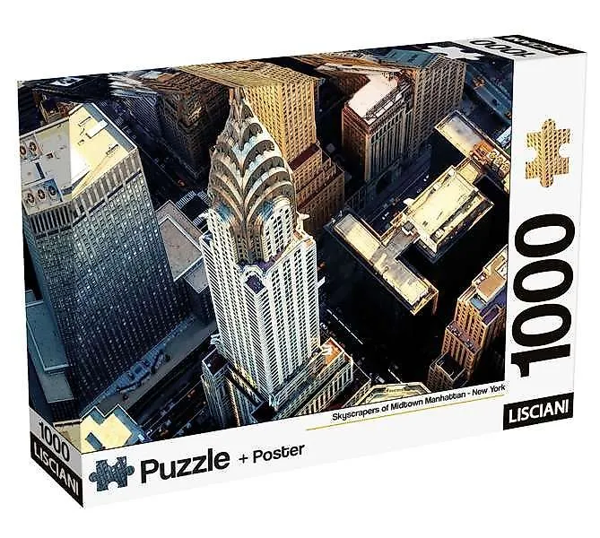 [54412058LIS] Pzl 1000+Poster double image 50x70cm = NEW YORK